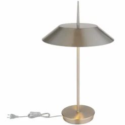Luminaires Globo Lighting Lampes À Poser|Brenlor Lampe à poser Nickel mat, 2 lumières
