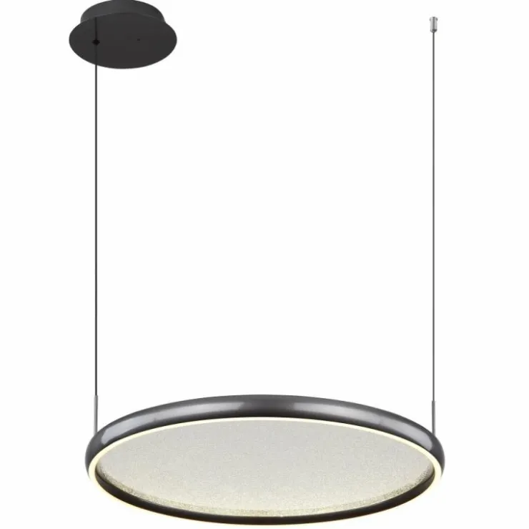 Luminaires Globo Lighting Éclairage Led|Briggs Suspension LED Noir, 1 lumière, Télécommandes