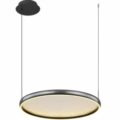 Luminaires Globo Lighting Éclairage Led|Briggs Suspension LED Noir, 1 lumière, Télécommandes