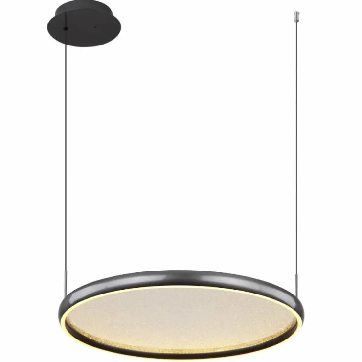 Luminaires Globo Lighting Éclairage Led|Briggs Suspension LED Noir, 1 lumière, Télécommandes