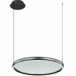 Luminaires Globo Lighting Éclairage Led|Briggs Suspension LED Noir, 1 lumière, Télécommandes
