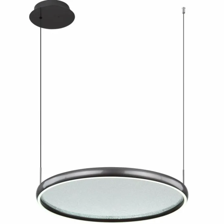 Luminaires Globo Lighting Éclairage Led|Briggs Suspension LED Noir, 1 lumière, Télécommandes