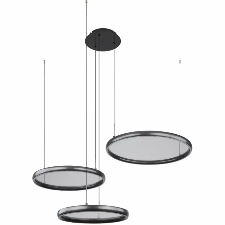 Luminaires Globo Lighting Éclairage Led|Briggs Suspension LED Noir, 1 lumière, Télécommandes