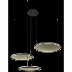 Luminaires Globo Lighting Éclairage Led|Briggs Suspension LED Noir, 1 lumière, Télécommandes