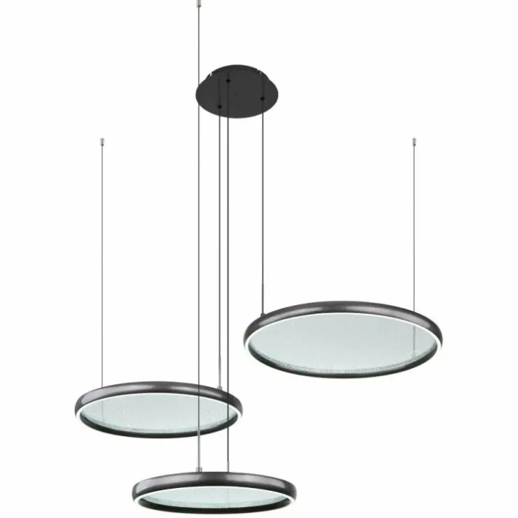 Luminaires Globo Lighting Éclairage Led|Briggs Suspension LED Noir, 1 lumière, Télécommandes