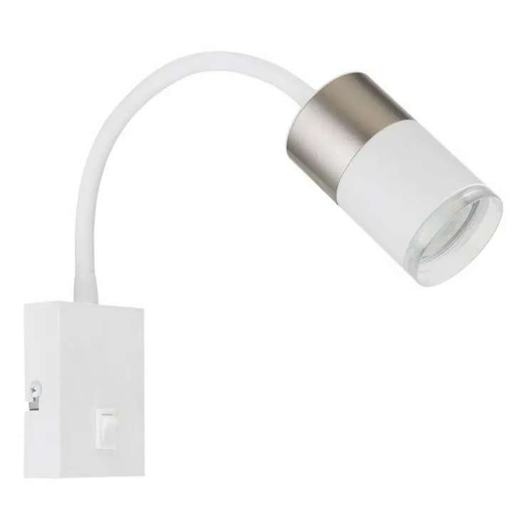 Luminaires Globo Lighting Appliques|Brisbon Applique murale Blanc, 1 lumière