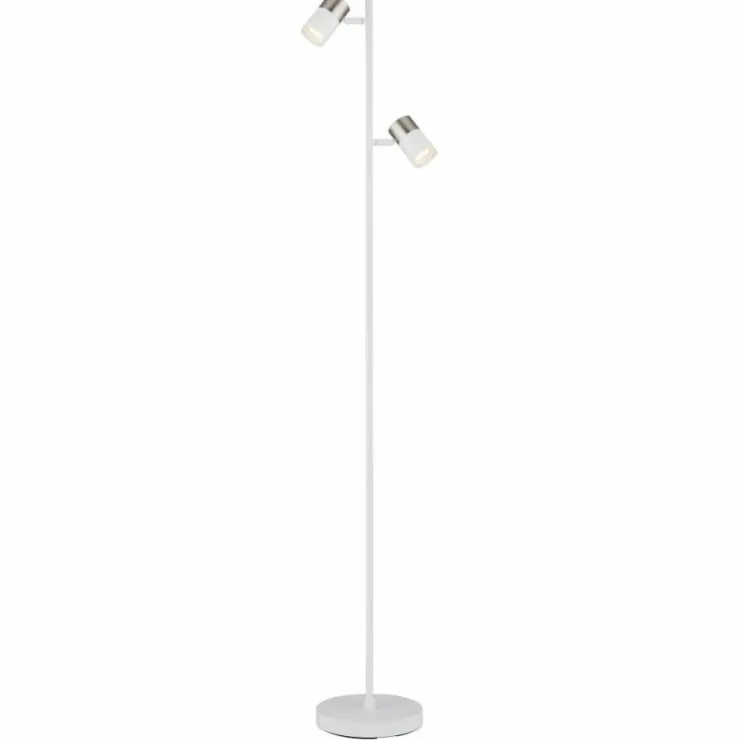 Luminaires Globo Lighting Lampadaires Et Lampes Sur Pied|Brisbon Lampadaire Blanc, 2 lumières