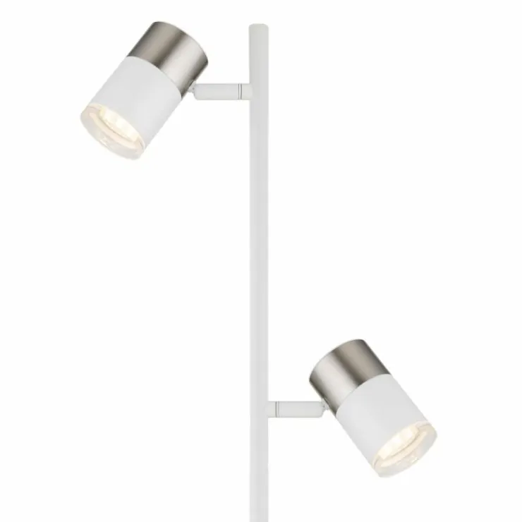 Luminaires Globo Lighting Lampadaires Et Lampes Sur Pied|Brisbon Lampadaire Blanc, 2 lumières