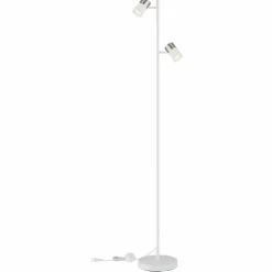 Luminaires Globo Lighting Lampadaires Et Lampes Sur Pied|Brisbon Lampadaire Blanc, 2 lumières