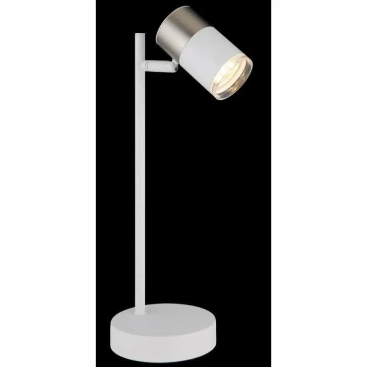 Luminaires Globo Lighting Lampes À Poser|Brisbon Lampe à poser Blanc, 1 lumière