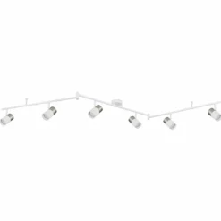 Luminaires Globo Lighting Spots Et Projecteurs|Brisbon Plafonnier, Spot de plafond, Applique murale, Spot mural Blanc, 6 lumières