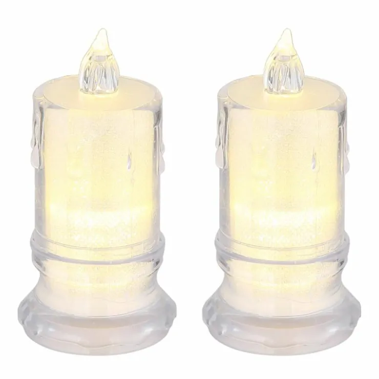 Luminaires Globo Lighting Éclairage Led|Candle Lampe à poser LED Transparent, 1 lumière
