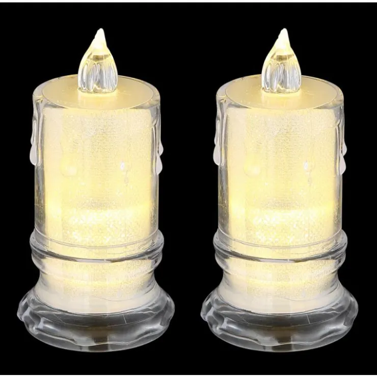 Luminaires Globo Lighting Éclairage Led|Candle Lampe à poser LED Transparent, 1 lumière