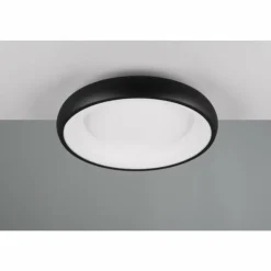 Luminaires Trio Éclairage Led|Cardona Plafonnier LED Noir, 1 lumière