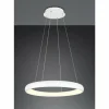 Luminaires Trio Éclairage Led|Cardona Suspension LED Blanc, 1 lumière