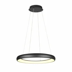 Luminaires Trio Suspensions|Cardona Suspension LED Noir, 1 lumière