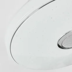 Cham Plafonnier LED Blanc, 1 lumière, Télécommandes, Changeur de couleurs