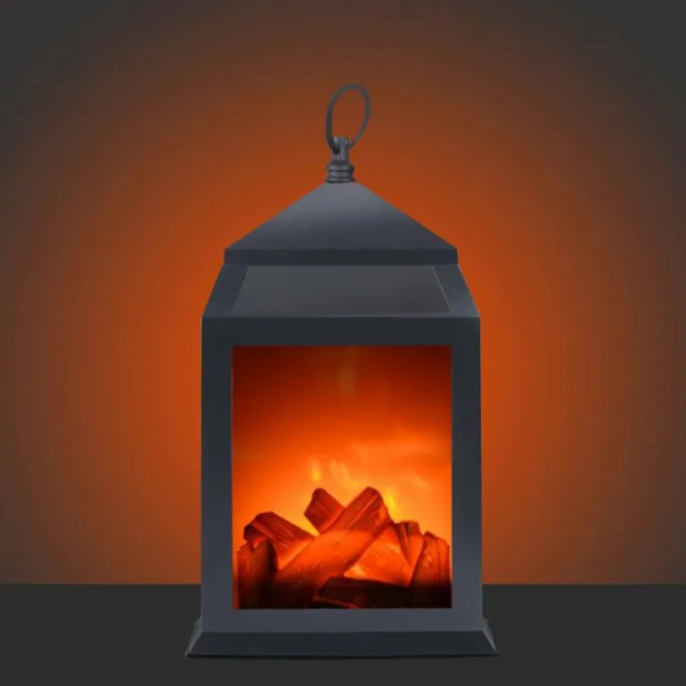 Cheminée Leuchten-Direkt CHIMNEY LED Noir, 6 lumières