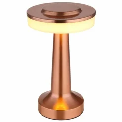 Luminaires Globo Lighting Éclairage Led|CHLOEY Lampe à poser LED Cuivre, Blanc, 1 lumière