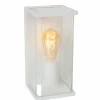 CLAIRE Lampe murale d´extérieur Luminaires Lucide Blanc, 1 lumière, Détecteur de mouvement