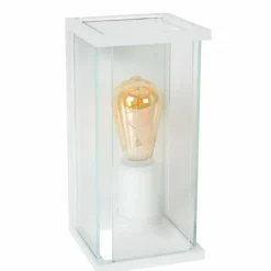 CLAIRE Lampe murale d´extérieur Luminaires Lucide Blanc, 1 lumière, Détecteur de mouvement