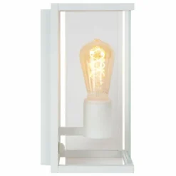 CLAIRE Lampe murale d´extérieur Luminaires Lucide Blanc, 1 lumière, Détecteur de mouvement