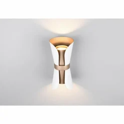 Luminaires Trio Appliques|Coat Applique murale Blanc, 2 lumières