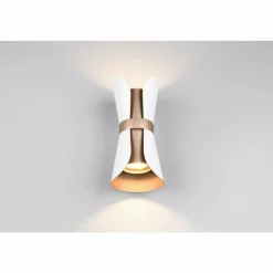 Luminaires Trio Appliques|Coat Applique murale Blanc, 2 lumières