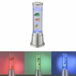 Luminaires Leuchten Direkt Éclairage Led|Colonne d'eau Leuchten-Direkt AVA LED Argenté, 1 lumière, Changeur de couleurs