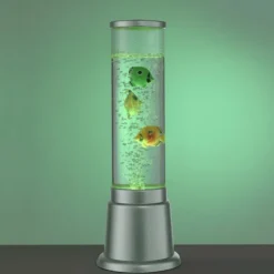 Luminaires Leuchten Direkt Éclairage Led|Colonne d'eau Leuchten-Direkt AVA LED Argenté, 1 lumière, Changeur de couleurs