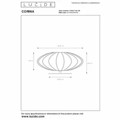 Luminaires Lucide Lampes À Poser|CORINA Lampe à poser Beige, 1 lumière