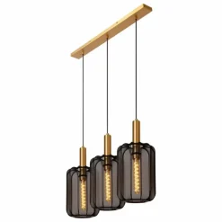 Luminaires Lucide Suspensions|CORINA Suspension Laiton, 3 lumières