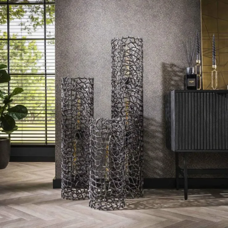 hofstein Lampadaires Et Lampes Sur Pied|Cortecega Lampadaire Noir, 1 lumière