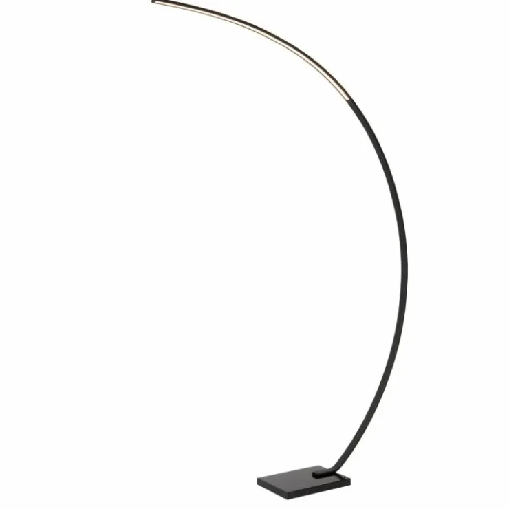 Luminaires Lucide Éclairage Led|CURVE Lampadaire LED Noir, 1 lumière