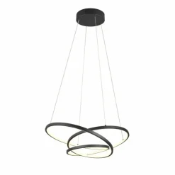 Luminaires Trio Éclairage Led|Darvin Suspension LED Noir, 1 lumière