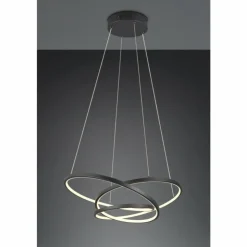 Luminaires Trio Éclairage Led|Darvin Suspension LED Noir, 1 lumière