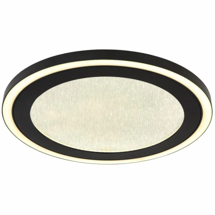 Luminaires Globo Lighting Éclairage Led|DAVIES Plafonnier LED Noir, 1 lumière