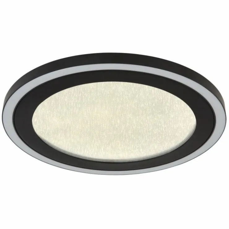 Luminaires Globo Lighting Éclairage Led|DAVIES Plafonnier LED Noir, 1 lumière