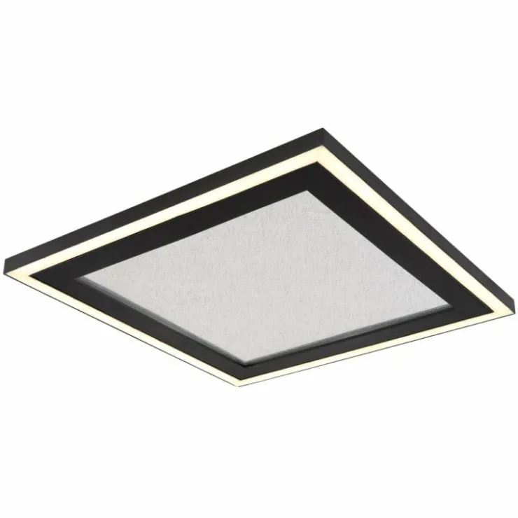 Luminaires Globo Lighting Éclairage Led|DAVIES Plafonnier LED Noir, 1 lumière