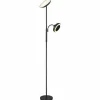 Luminaires Globo Lighting Éclairage Led|DAVYD Lampadaire LED Noir, 1 lumière