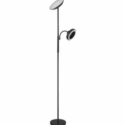 Luminaires Globo Lighting Éclairage Led|DAVYD Lampadaire LED Noir, 1 lumière