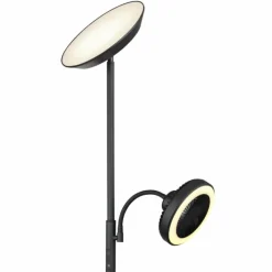 Luminaires Globo Lighting Éclairage Led|DAVYD Lampadaire LED Noir, 1 lumière