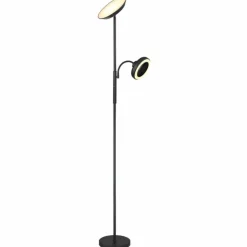 Luminaires Globo Lighting Éclairage Led|DAVYD Lampadaire LED Noir, 1 lumière