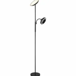 Luminaires Globo Lighting Éclairage Led|DAVYD Lampadaire LED Noir, 1 lumière