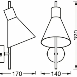Luminaires Ledvance Éclairage Led|DECOR Applique murale / Plafonnier LED Noir, 1 lumière