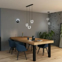 Luminaires Ledvance Éclairage Led|DECOR Applique murale / Plafonnier LED Noir, 1 lumière
