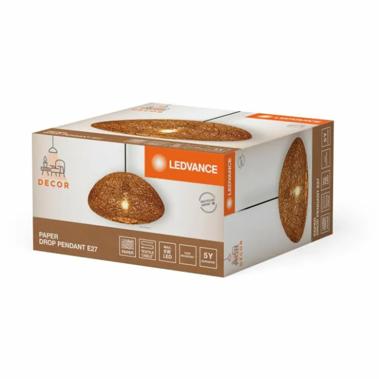 Luminaires Ledvance Éclairage Led|DECOR Applique murale / Plafonnier LED Beige, 1 lumière