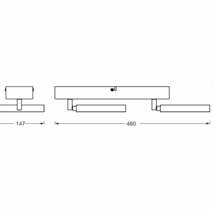 Luminaires Ledvance Éclairage Led|Decor Plafonnier LED Blanc, 2 lumières