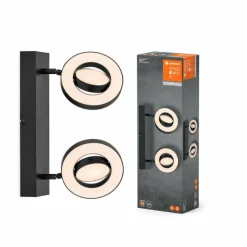 Luminaires Ledvance Éclairage Led|Decor Plafonnier LED Noir, 2 lumières