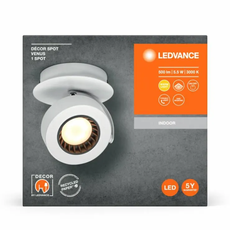 Luminaires Ledvance Éclairage Led|Decor Plafonnier LED Blanc, 1 lumière